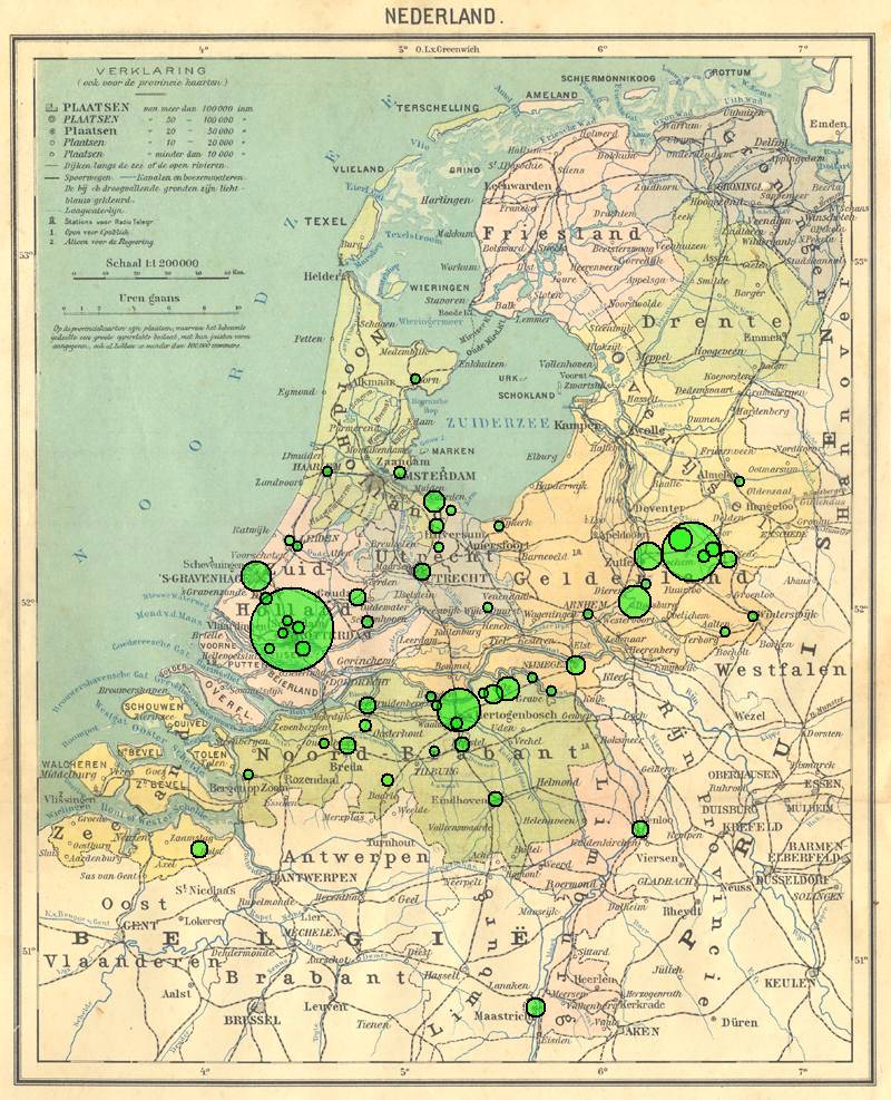 spreiding Agterdenbos(ch) tak 'Joost'