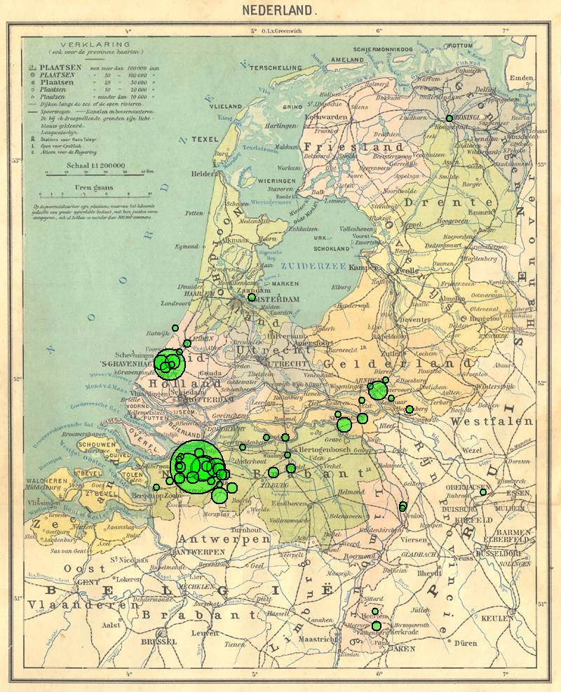 spreiding genealogie Van Meel